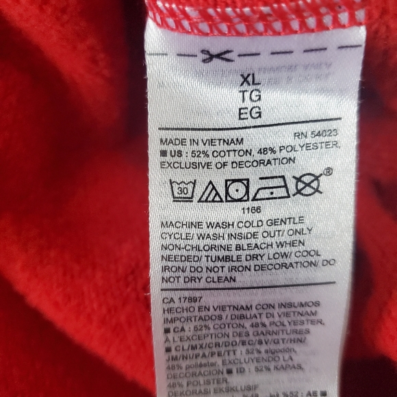 Old Navy Red And Black Women's Hoodie Youth XL - Picture 4 of 9